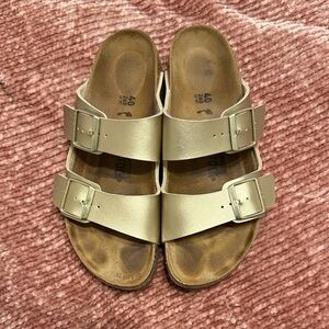 Birkenstock size 40 Gold Sandals